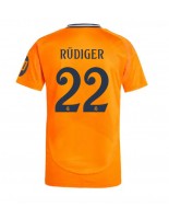 Real Madrid Antonio Rudiger #22 Bortedrakt 2024-25 Korte ermer